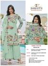 11015 A To D Glass Silk With Heavy Embroidery Work Redaymade Dress
